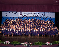 2018 - Graduates Throwing Hats