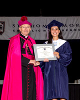 2022 - Graduation Receiving Diplomas