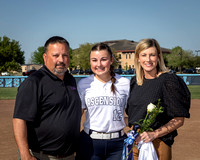 2022 - Softball Senior Night and Game Action